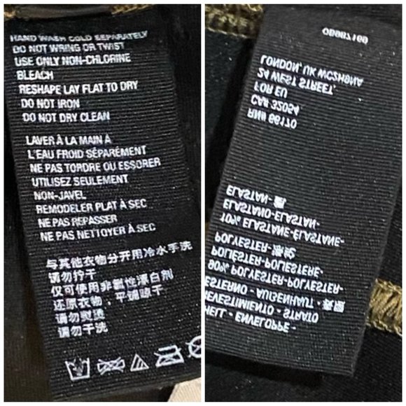 Free People, Gold Python Pull On Skinny Pants, Vegan Leather, Metallic Gold, NWT - Picture 13 of 14